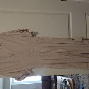 MOTF Cream Jumpsuit Flowy Relaxed Silhouette